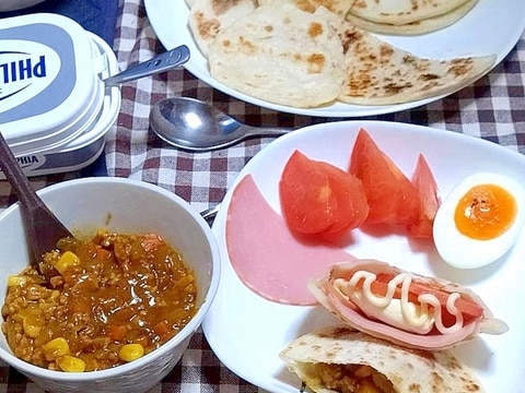 イースト無しフライパンで作るピタパン